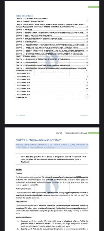 Ethics GS 4 PYQ Guide (Softcopy)