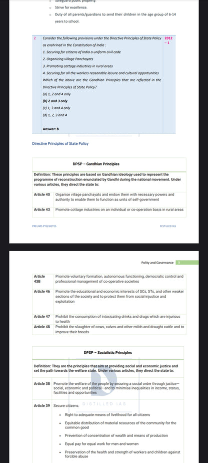 Prelims PYQ Notes 2024 (Softcopy)